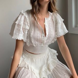 Aritzia Sunday Best Peace Blouse